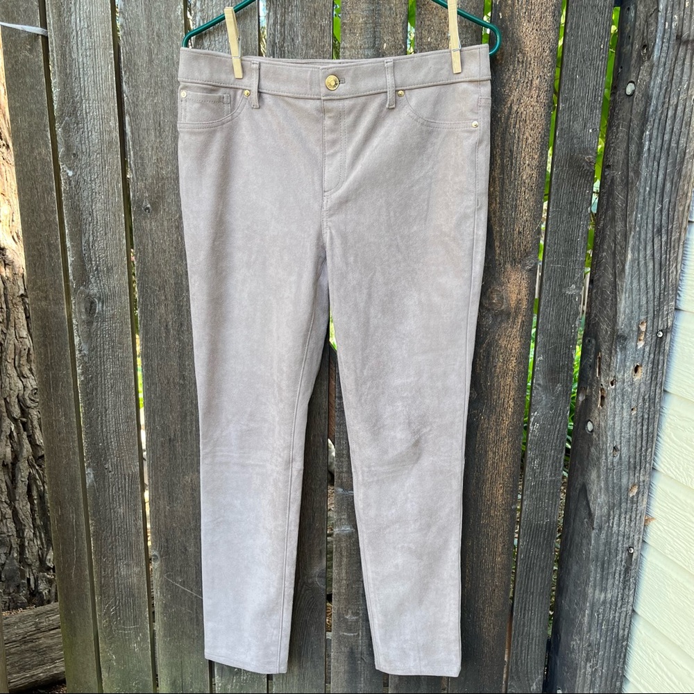 Chico’s Faux-Suede Knit Pants Sz 4 /Small